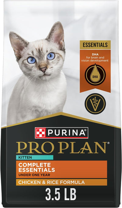Purina Pro Plan Complete Essentials Dry Kitten Food Chicken & Rice Formula