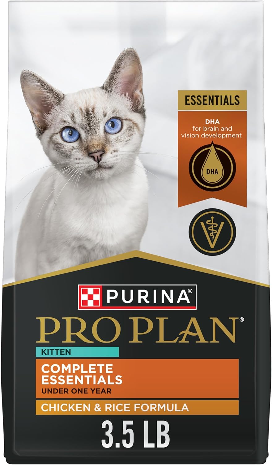 Purina Pro Plan Complete Essentials Dry Kitten Food Chicken & Rice Formula
