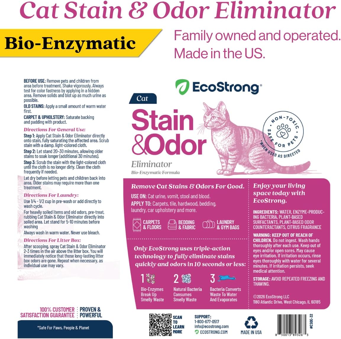 Eco Strong Cat Stain & Odor Sprayer