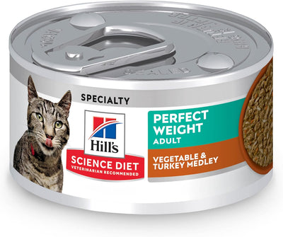 Hill's Science Diet Feline Perfect Weight Variety Pack Canned Cat Food