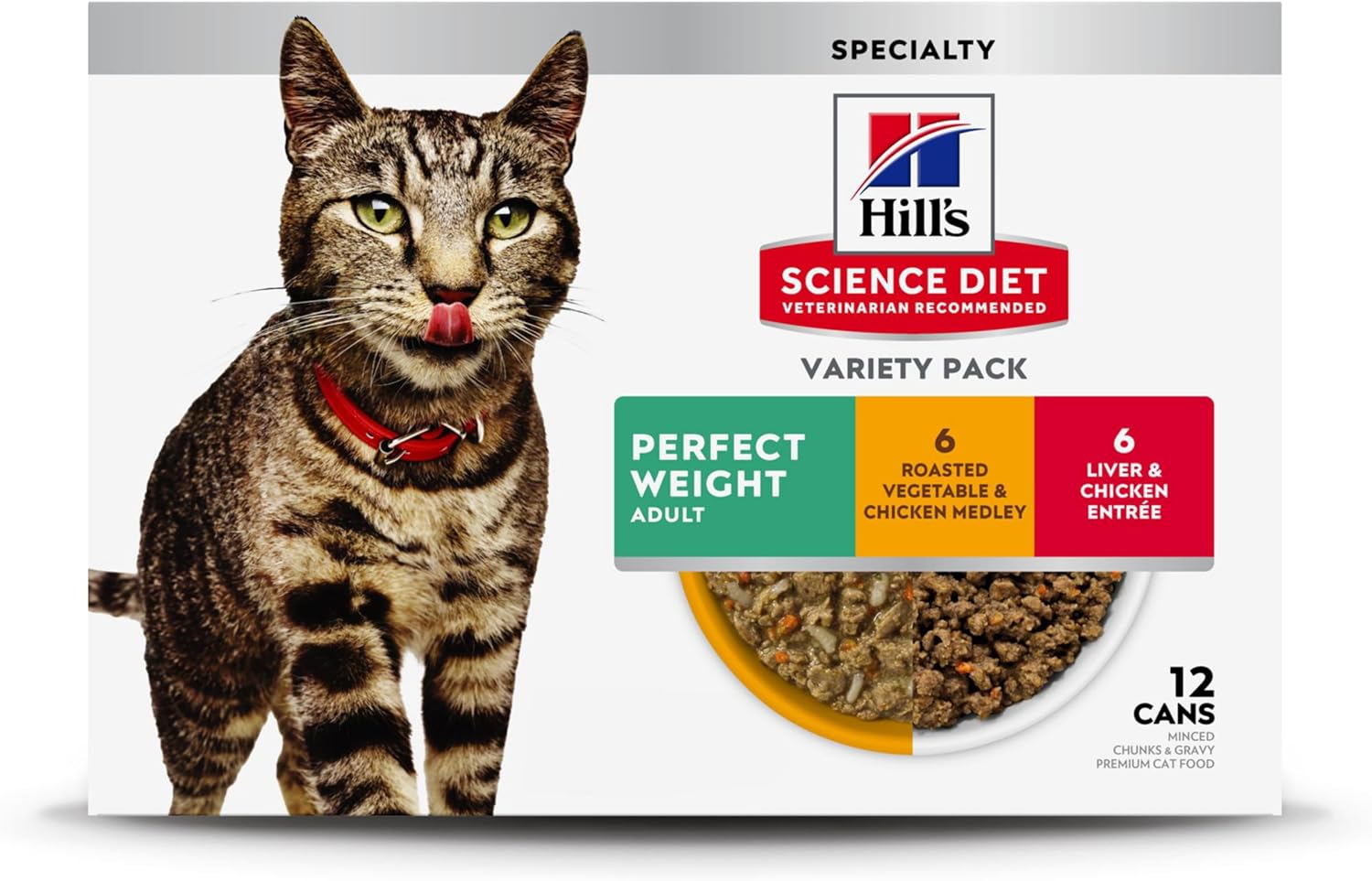 Hill's Science Diet Feline Perfect Weight Variety Pack Canned Cat Food