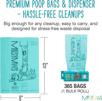 Messy Mutts Advanced Biorecycle Bulk Roll Poop Bags