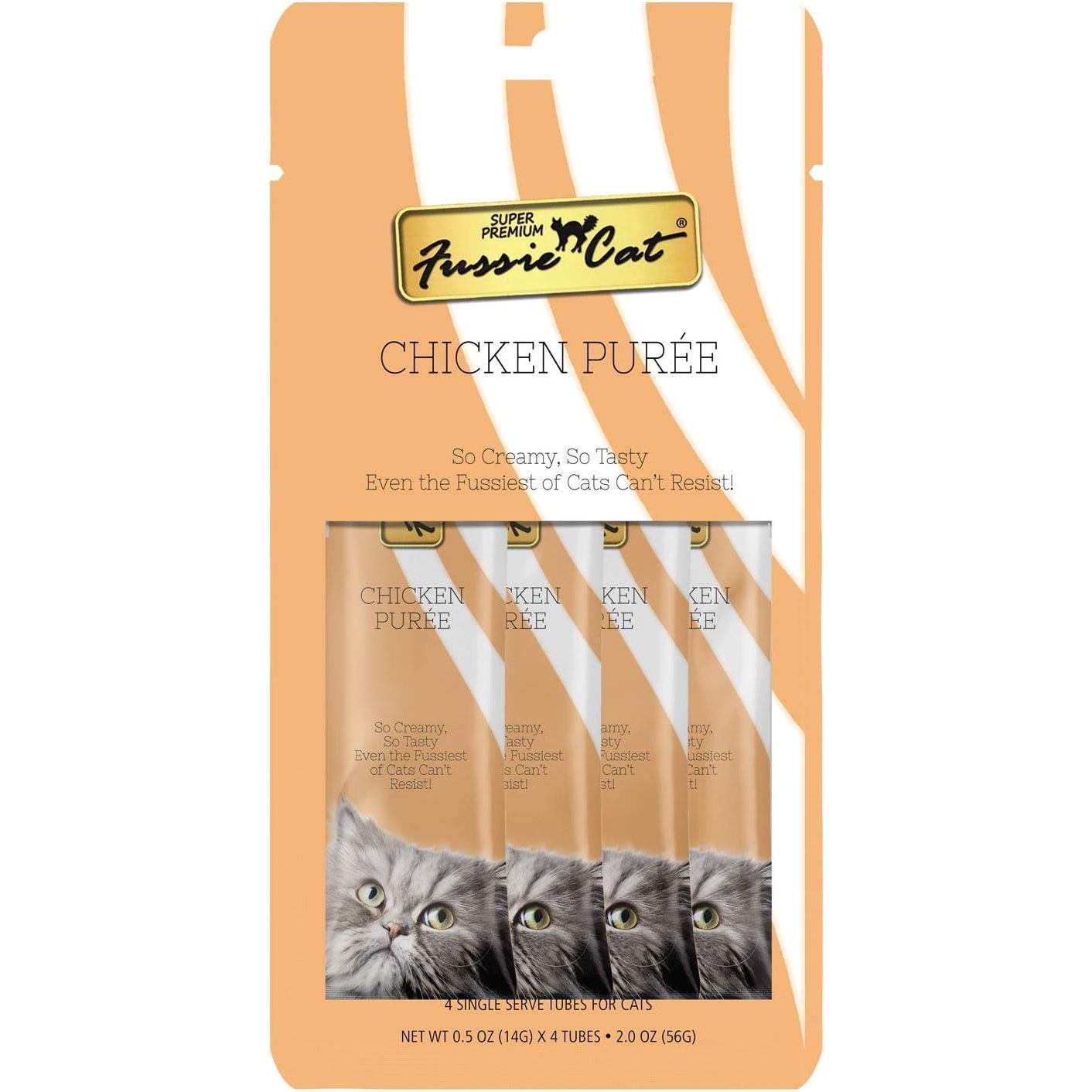 Fussie Cat Puree Chicken Cat Treat Tubes