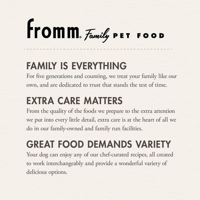 Fromm Four Star Canine Zealambder Dog Food
