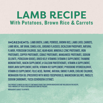 Natural Balance Original Ultra Lamb Recipe Wet Dog Food