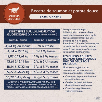 Nourriture pour chiens Natural Balance Limited Ingredient Diet Saumon et patates douces