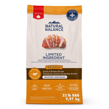 Natural Balance Limited Ingredient Diet Grain Free Duck and Potato Dog Food