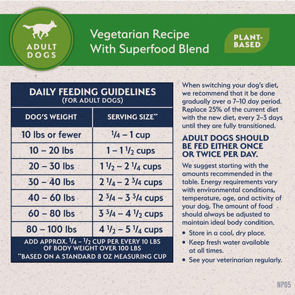 Natural Balance Limited Ingredient Diet Vegetarian Adult Dry Dog Food