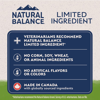 Natural Balance Limited Ingredient Diet Vegetarian Adult Dry Dog Food
