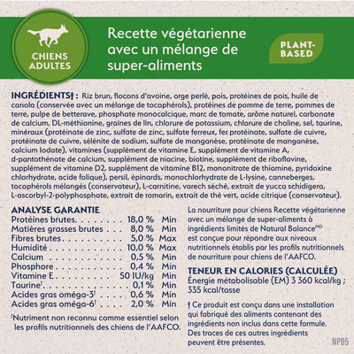 Natural Balance Limited Ingredient Diet Vegetarian Adult Dry Dog Food