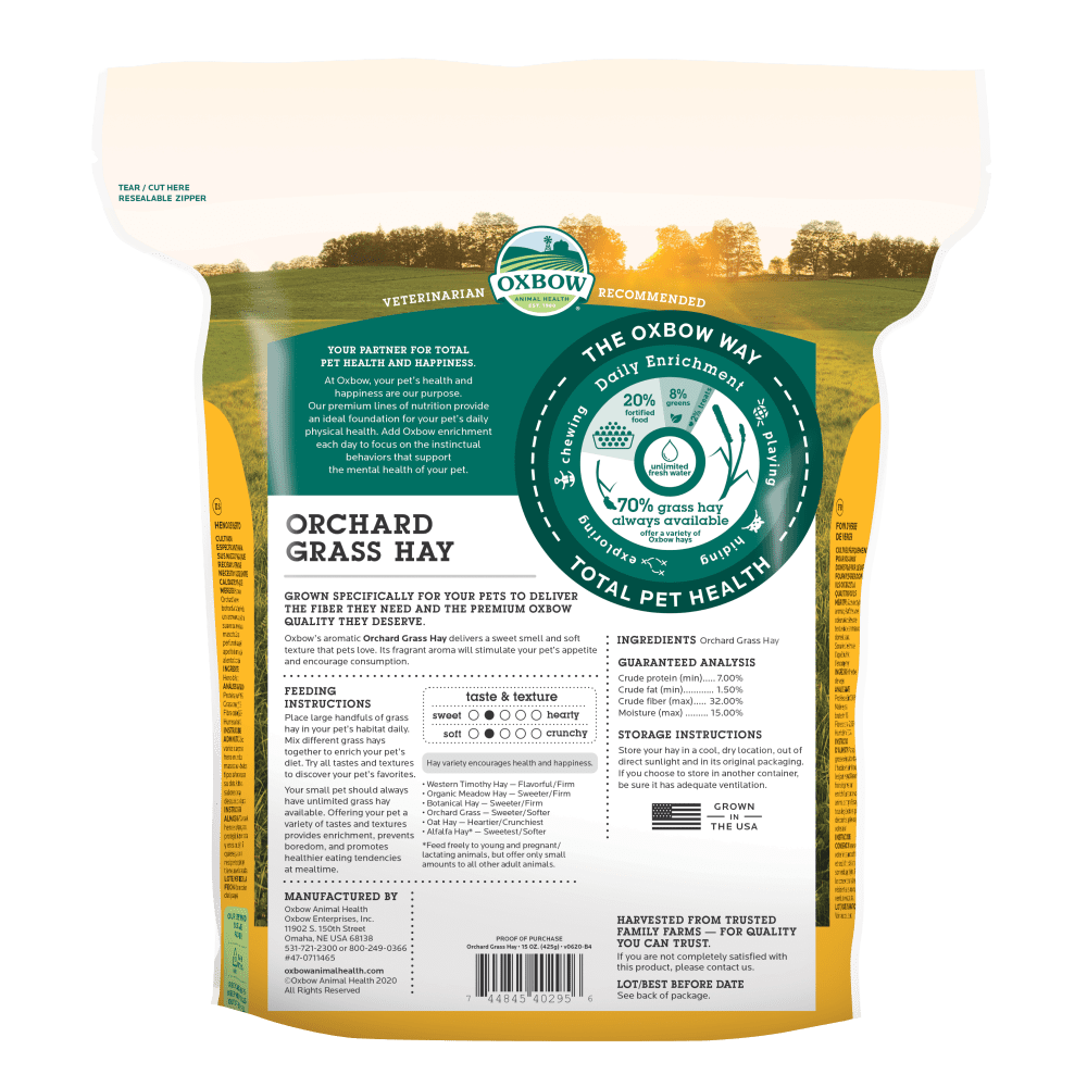 Oxbow Small Animal Health Orchard Grass
