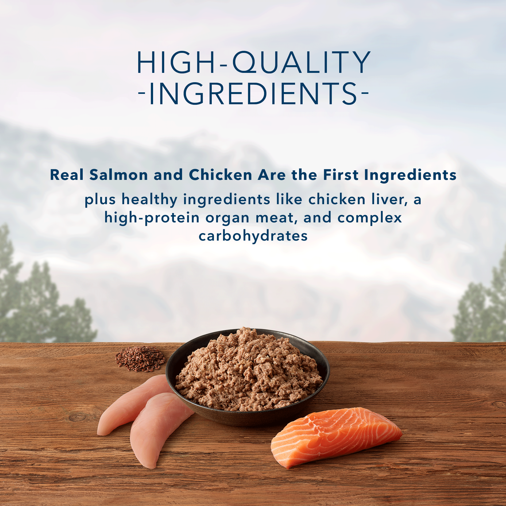 Blue Buffalo Wilderness Canned Dog Food Salmon & Chicken - Image 2 - Blue Buffalo - PetMax Canada