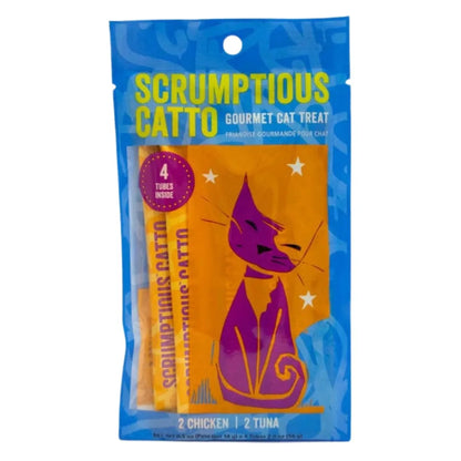 Scrumptious Catto Chicken Tuna Mousse Lickable Cat Treats
