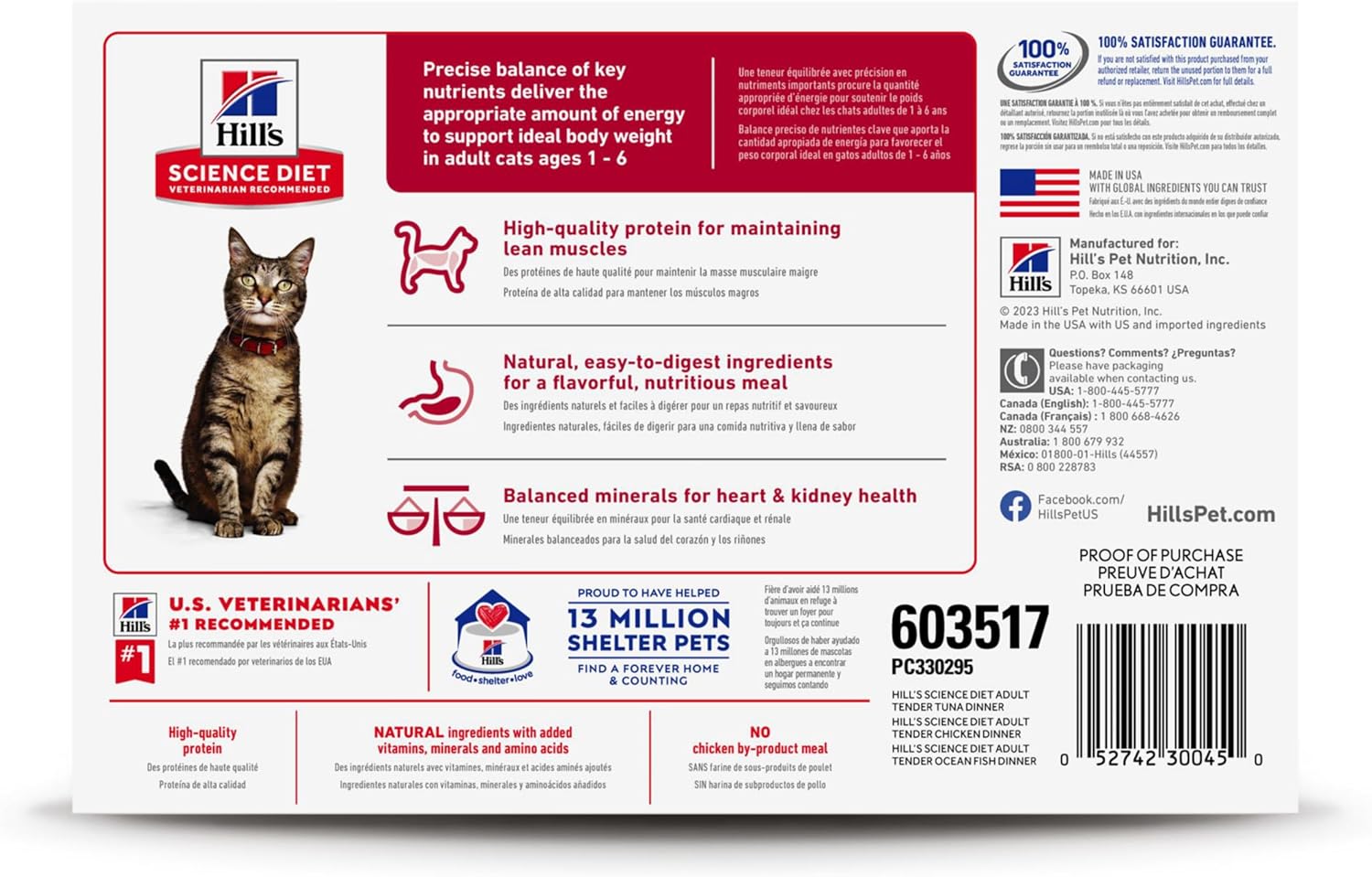 Hill's Science Diet Feline Tender Dinner Variety Pack Canned Cat Food