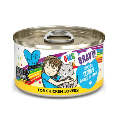 Weruva Wet Cat Food BFF Omg Chicken Cloud Dinner in Gravy