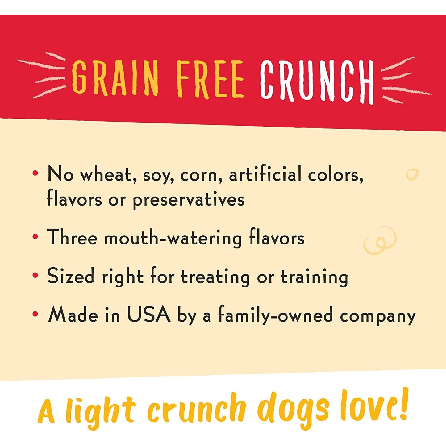 Charlee Bear Grain-Free Crunch Turkey, Sweet Potato and Cranberry Flavour Dog Treats  Dog Treats  | PetMax Canada
