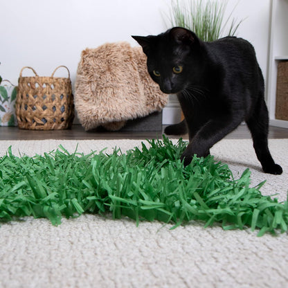 Instincts Meadow Mayhem Paper Faux Grass Cat Mat