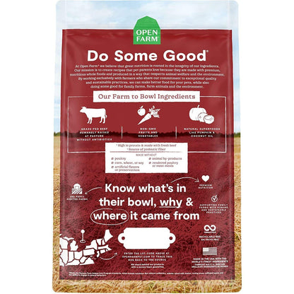 Open Farm Dog Food Grass Fed Beef - 1.81 Kg - Dog Food - Open Farm - PetMax Canada