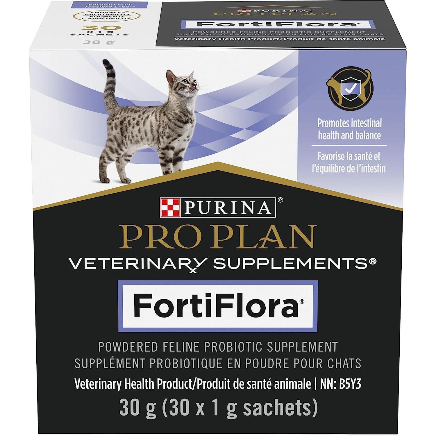 Purina Pro Plan Veterinary FortiFlora Probiotic Cat Supplement  Cat Supplements  | PetMax Canada