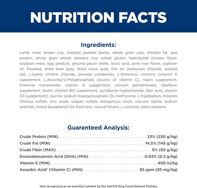 Science Diet Canine Puppy Large Breed Lamb