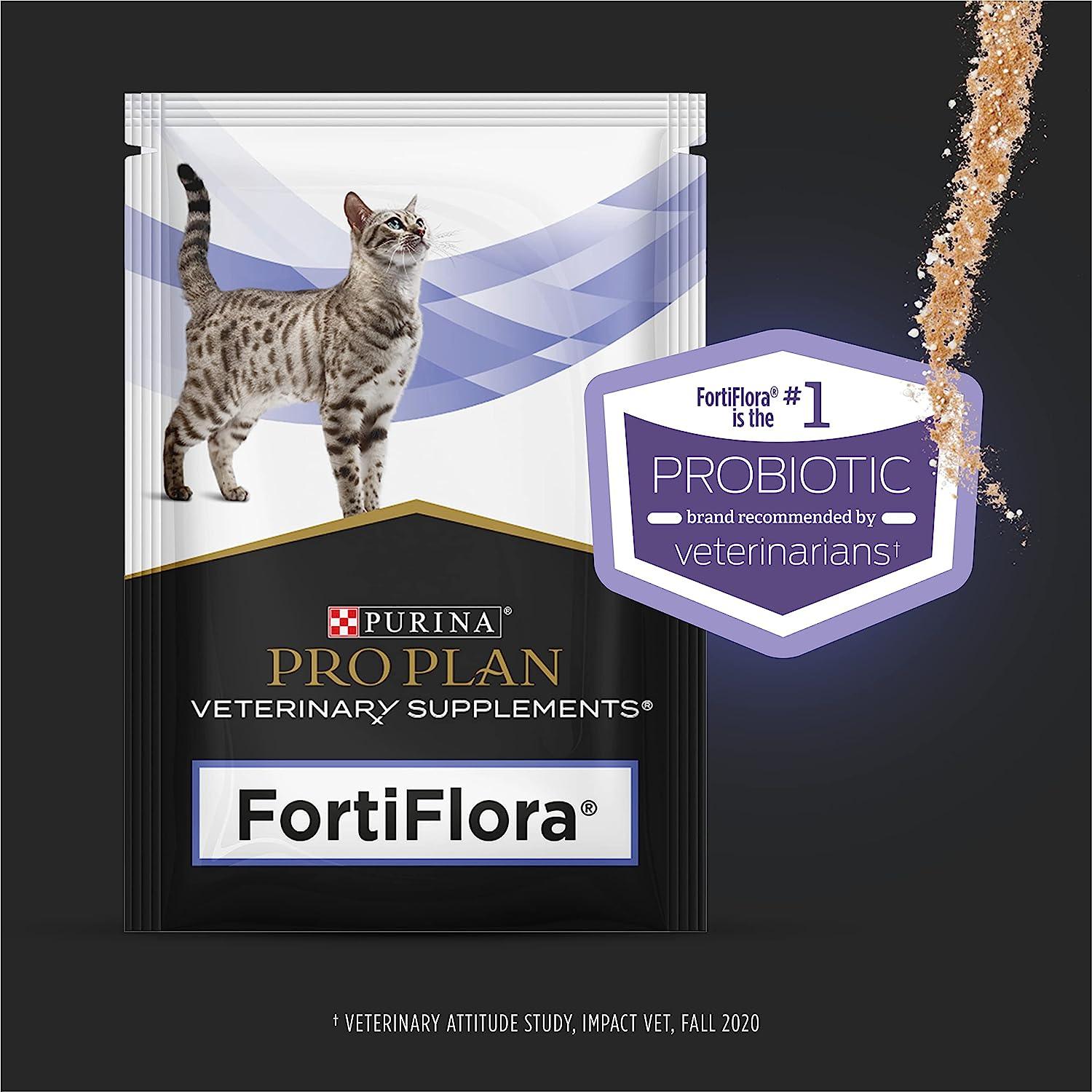 Purina Pro Plan Veterinary FortiFlora Probiotic Cat Supplement  Cat Supplements  | PetMax Canada