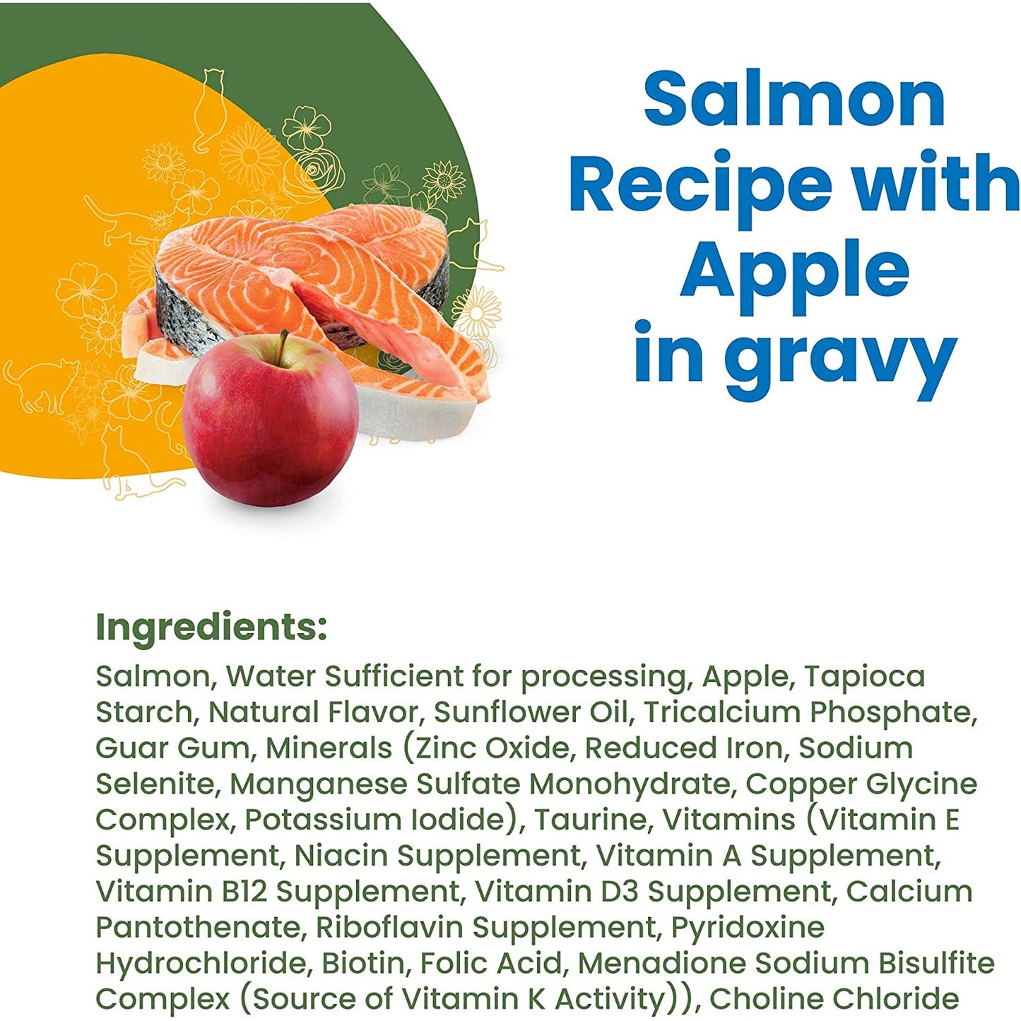 Almo Nature Complete Salmon With Apple  Canned Cat Food  | PetMax Canada