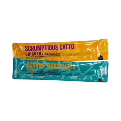 Scrumptious Catto Chicken Tuna Mousse Lickable Cat Treats