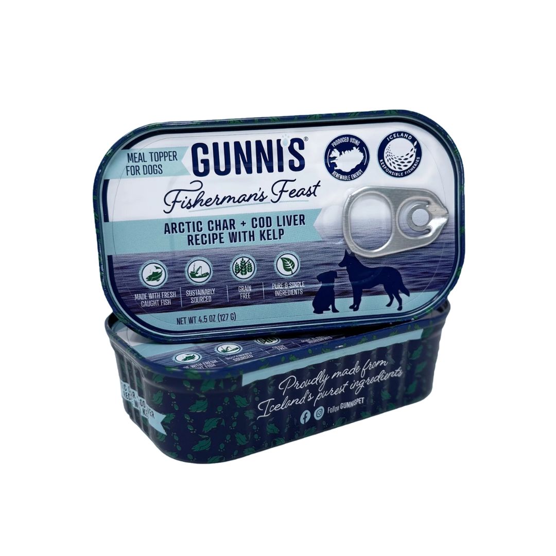 Gunni's Pet Arctic Char & Cod Liver Recipe With Kelp Food Topper For Dogs