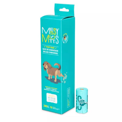 Messy Mutts Advanced Biorecycle Poop Bag Refill Rolls