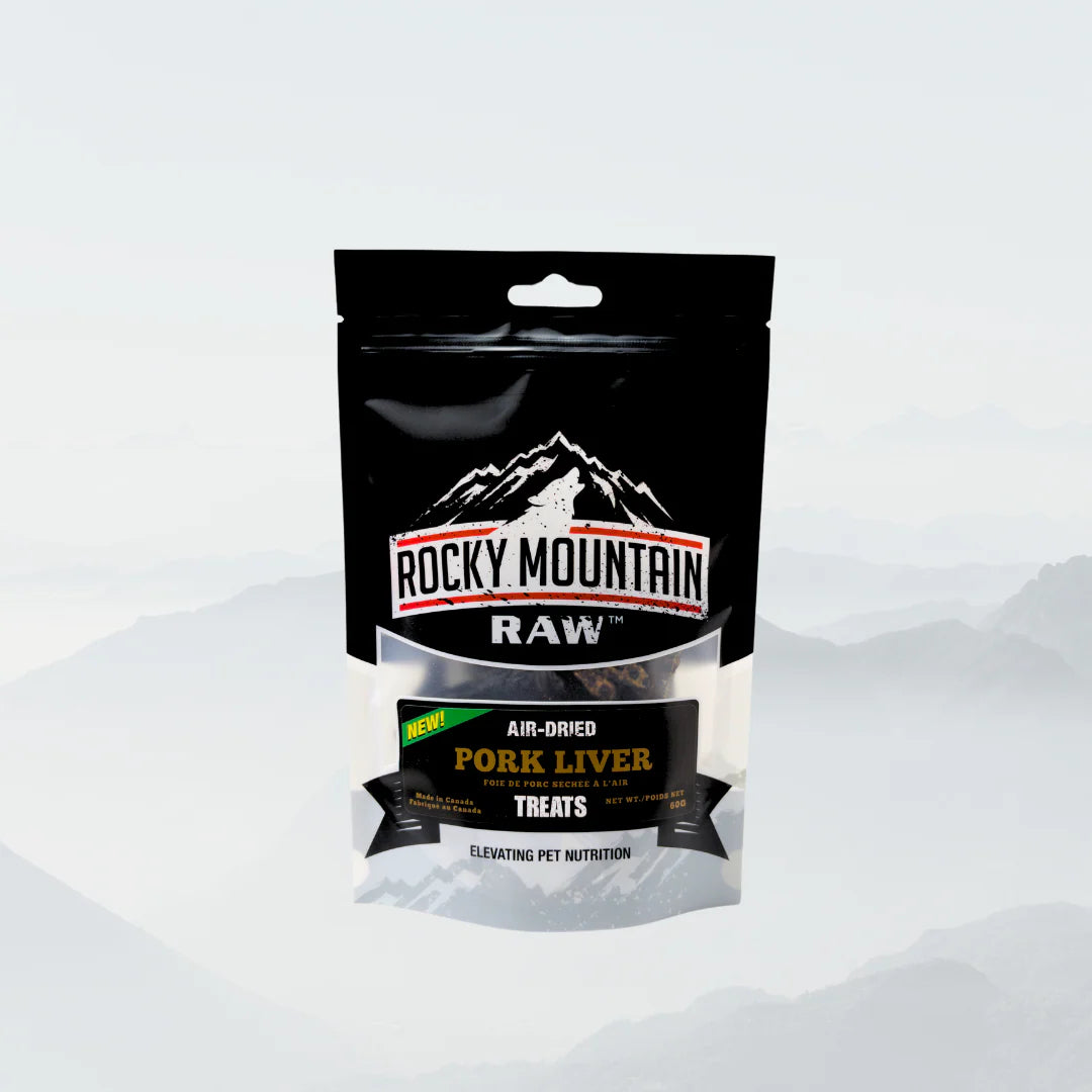 Rocky Mountain Raw Air Dried Pork Liver Dog Treats