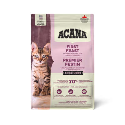 Acana Premium Kitten First Feast Recipe  Cat Food  | PetMax Canada