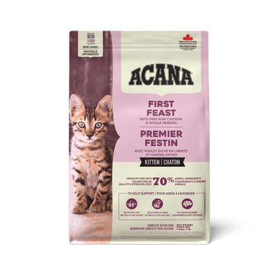 Acana Premium Kitten First Feast Recipe  Cat Food  | PetMax Canada