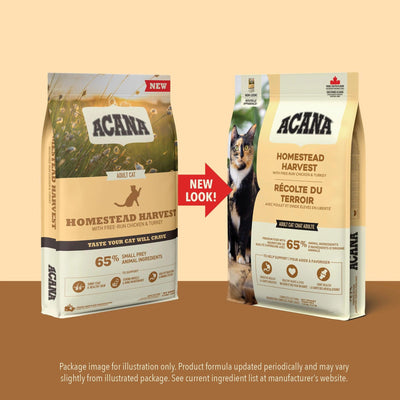 Acana Premium Cat Food Homestead Harvest Recipe - 1.8 Kg - Cat Food - Acana - PetMax Canada