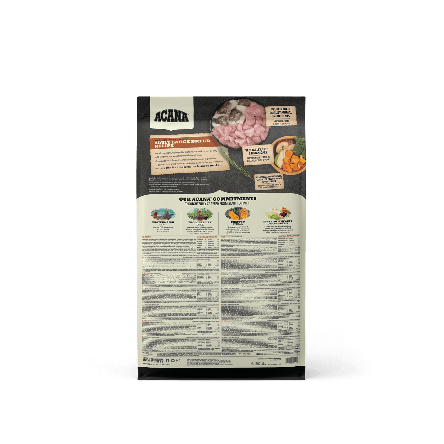 Acana Adult Large Breed Dry Dog Food  Dog Food  | PetMax Canada