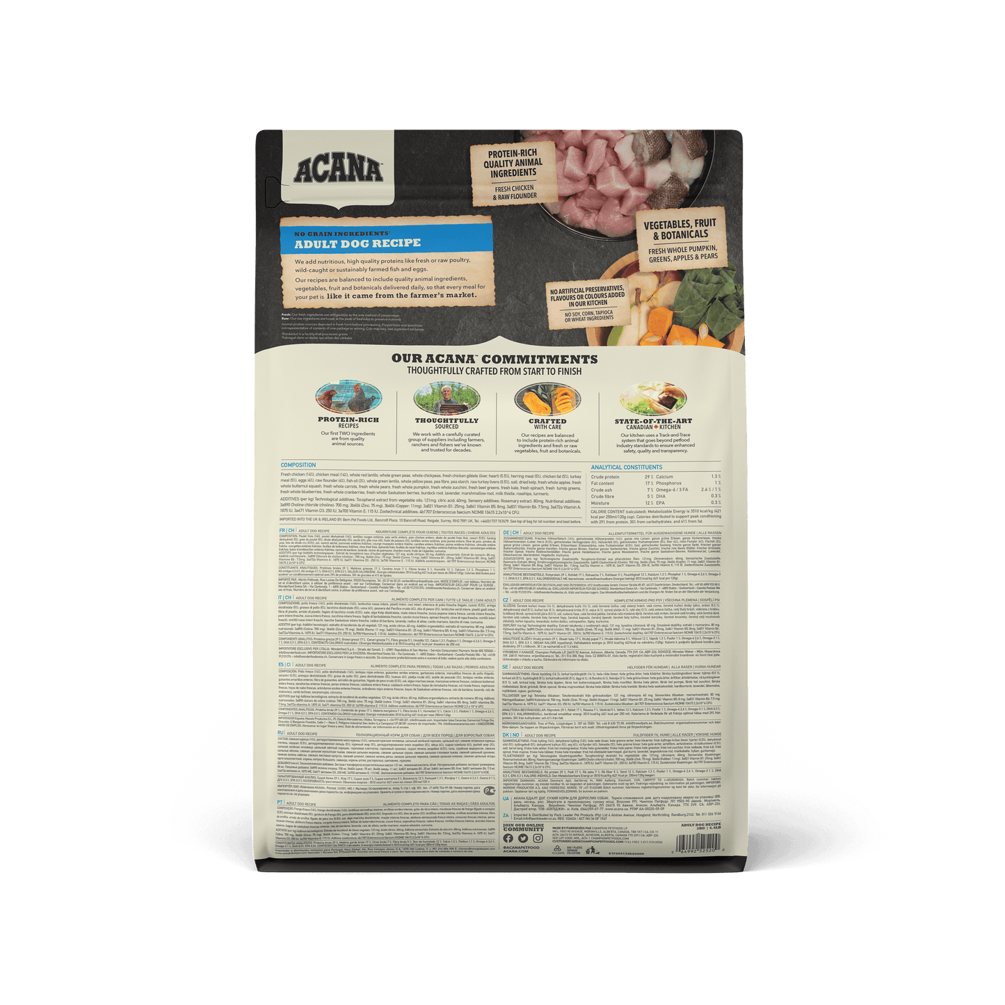 Acana Adult Dry Dog Food Recipe  Dog Food  | PetMax Canada