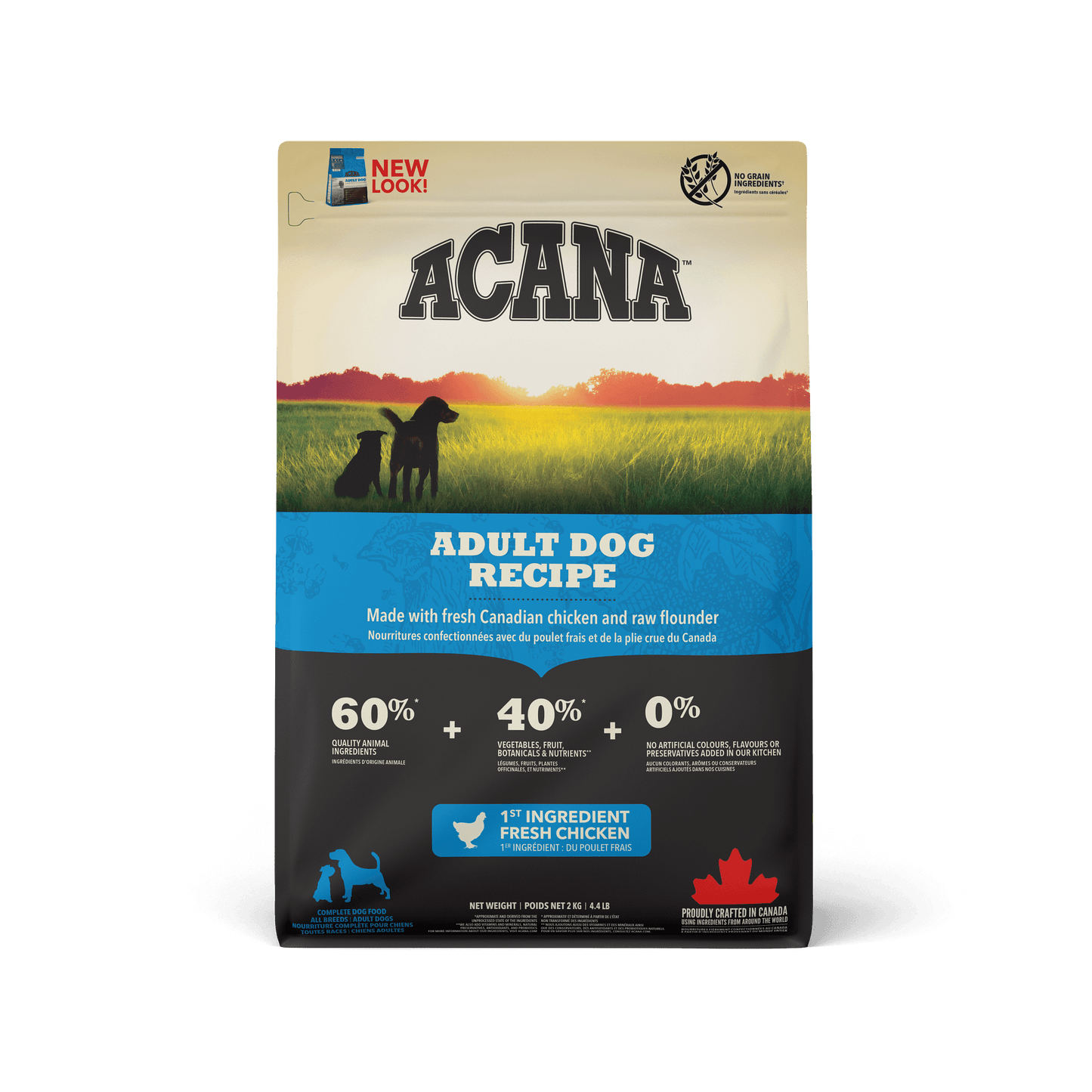 Acana Adult Dry Dog Food Recipe - 2 Kg - Dog Food - Acana - PetMax Canada