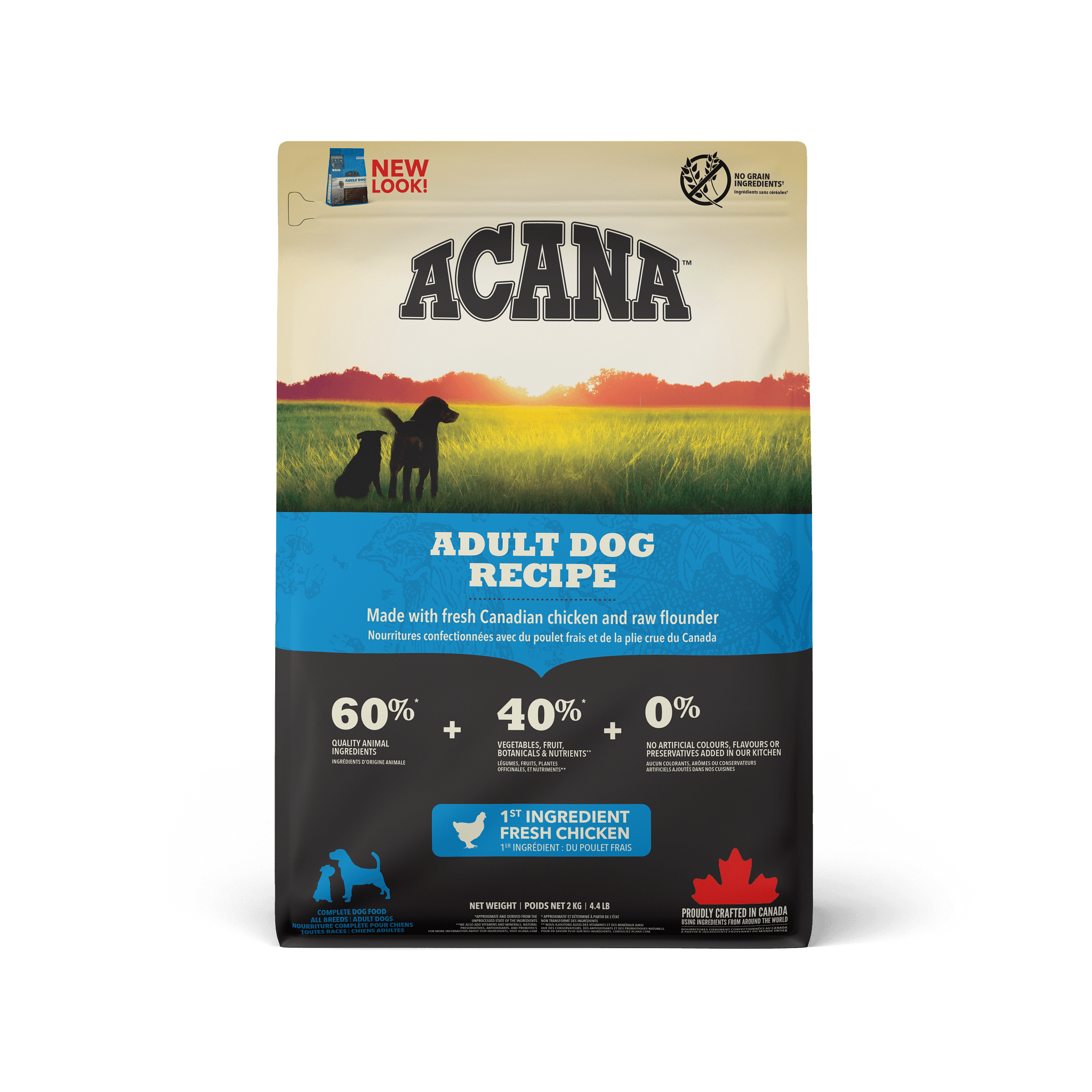 Acana Adult Dry Dog Food Recipe - 2 Kg - Dog Food - Acana - PetMax Canada