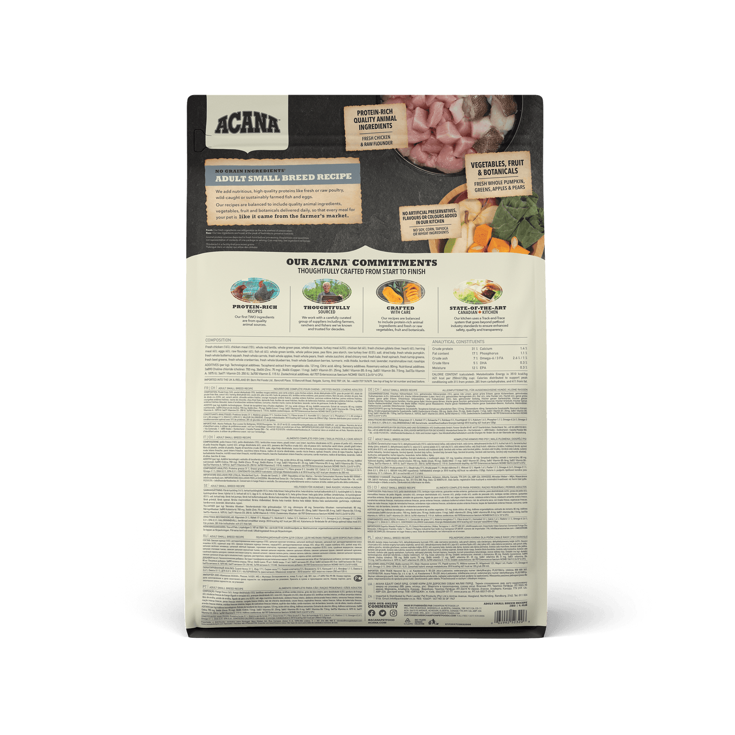 Acana Adult Small Breed Dry Dog Food  Dog Food  | PetMax Canada