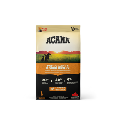 Acana Puppy Large Breed Recipe  Dog Food  | PetMax Canada