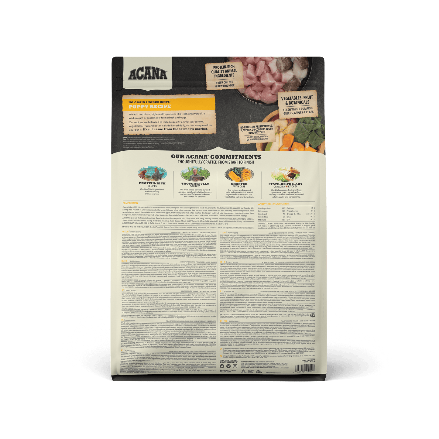 Acana Puppy Recipe  Dog Food  | PetMax Canada