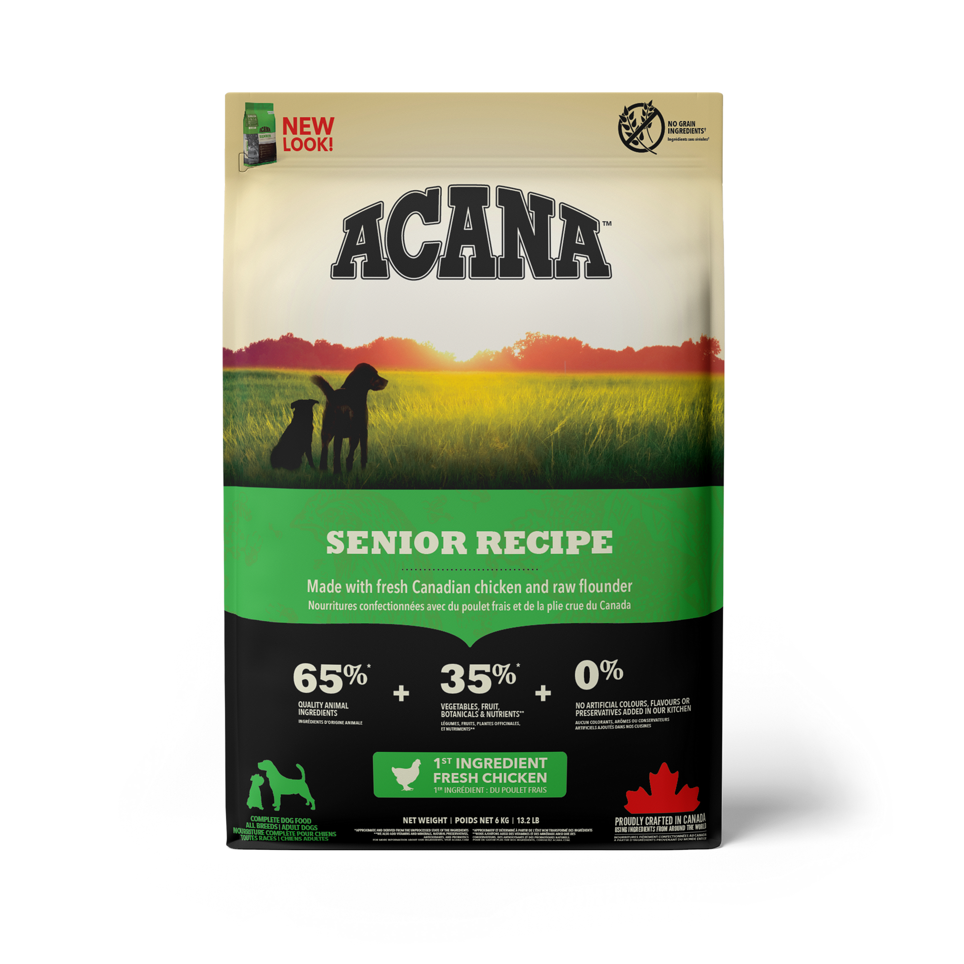 Acana Senior Dry Dog Food Recipe  Dog Food  | PetMax Canada