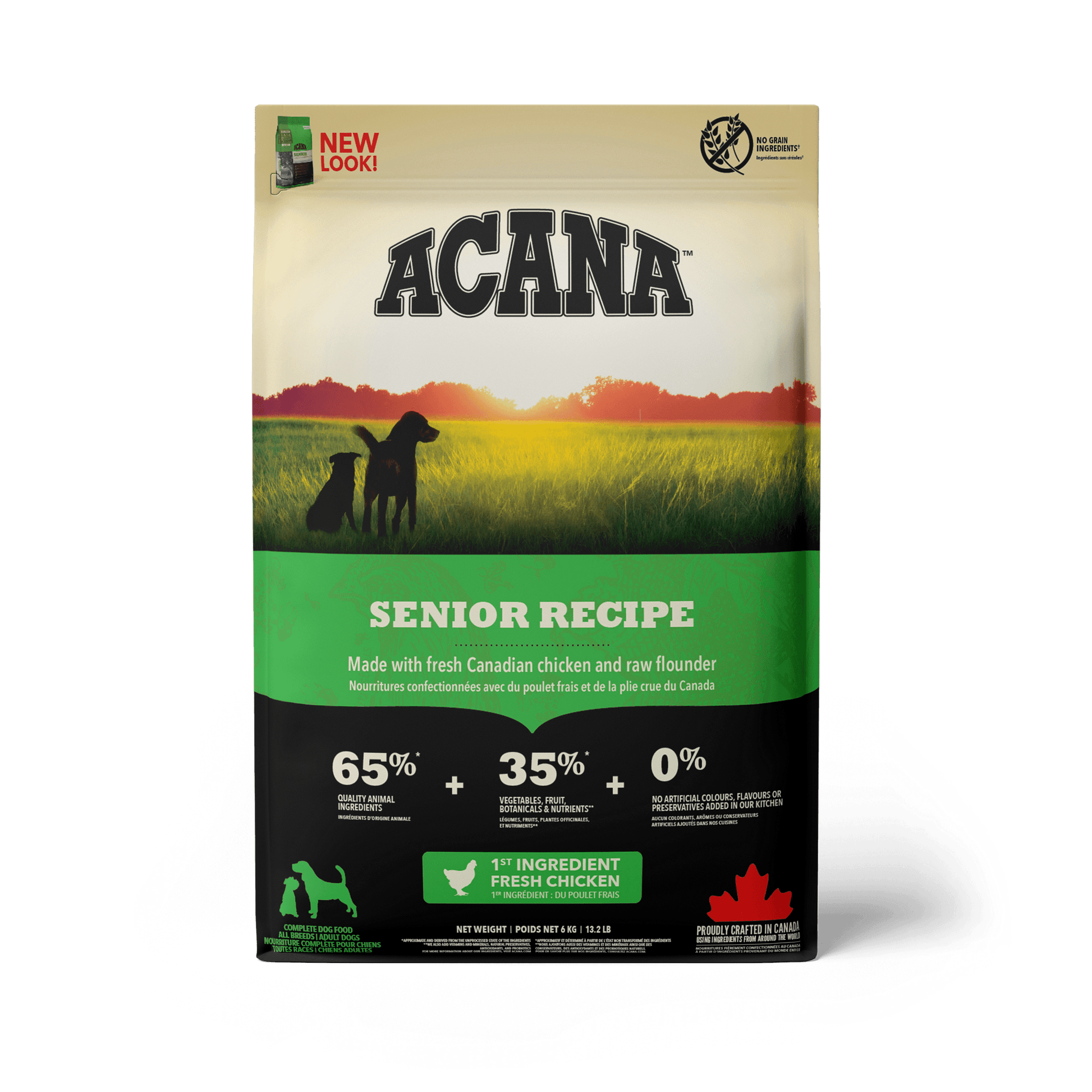 Acana Senior Dry Dog Food Recipe  Dog Food  | PetMax Canada