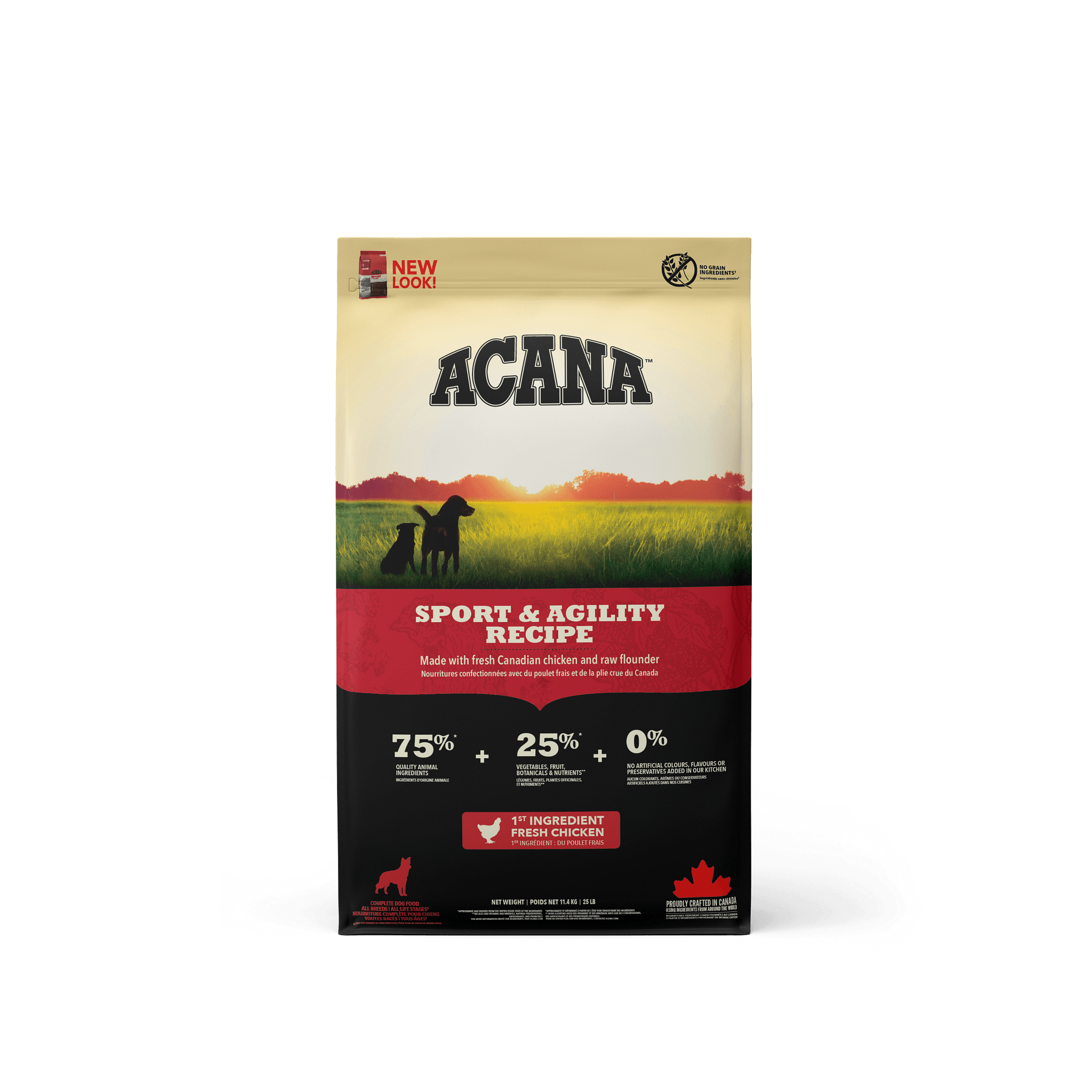 Acana Sport + Agility Dry Dog Food Recipe - 11.4 Kg - Dog Food - Acana - PetMax Canada