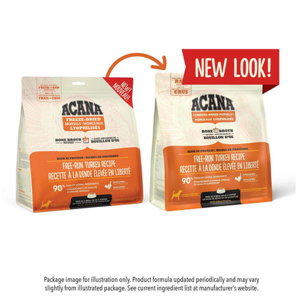 Acana Freeze-Dried Food Morsels Free-Run Turkey Recipe - 227g / Morsels - Dog Food - Acana - PetMax Canada
