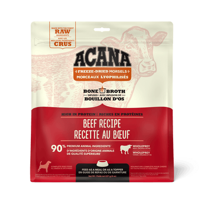 Acana Freeze-Dried Food Morsels Ranch-Raised Beef Recipe - 227g / Morsels - Dog Food - Acana - PetMax Canada