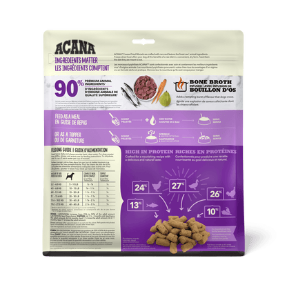 Acana Freeze-Dried Food Morsels Duck Recipe - 227g / Morsels - Dog Food - Acana - PetMax Canada