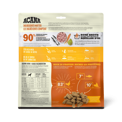 Acana Freeze-Dried Food Morsels Free-Run Turkey Recipe - 227g / Morsels - Dog Food - Acana - PetMax Canada