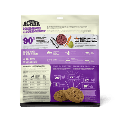 Acana Freeze-Dried Food Patties Duck Recipe - 397g / Patties - Dog Food - Acana - PetMax Canada