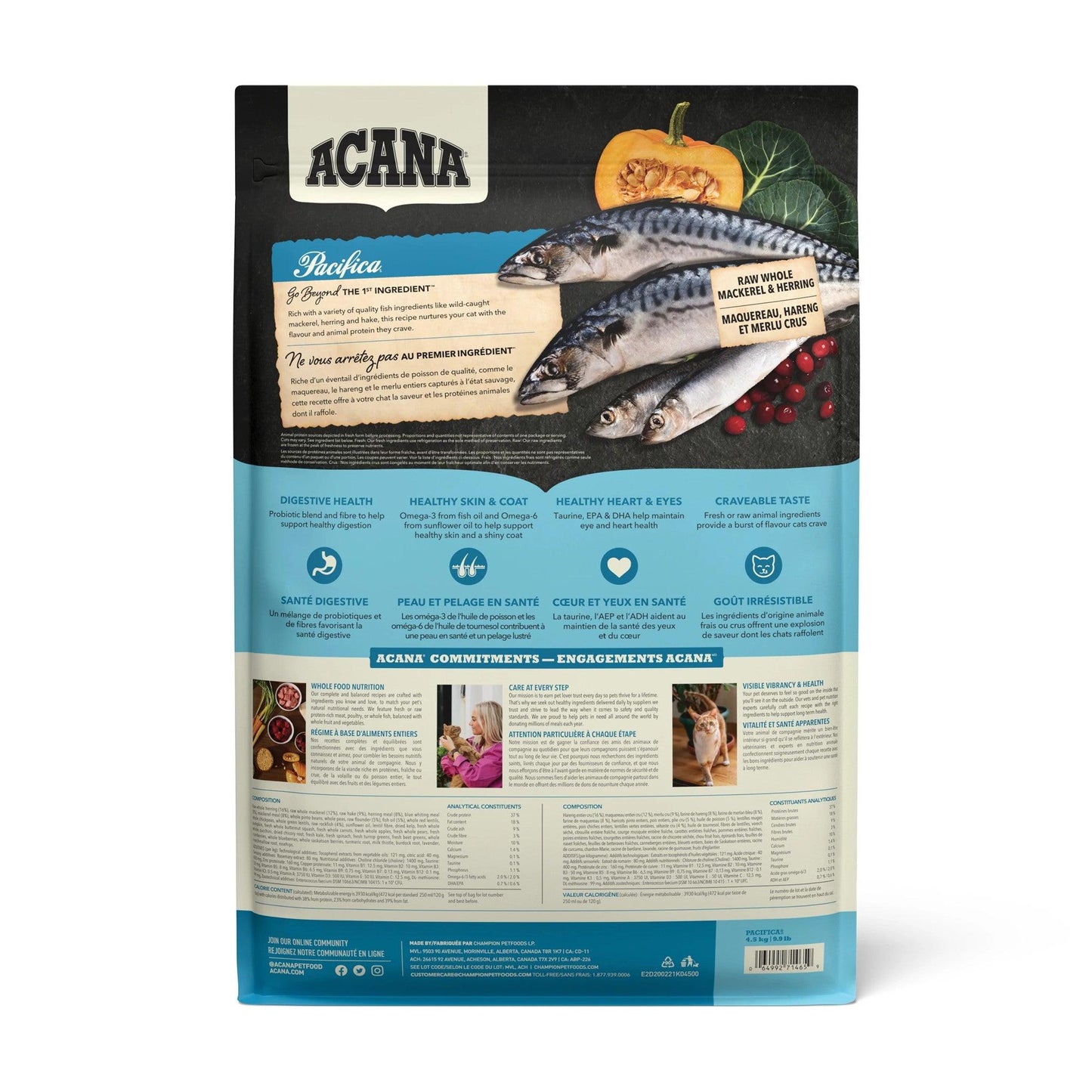 Acana Super Premium Cat Food Pacifica Recipe  Cat Food  | PetMax Canada