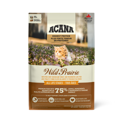 Acana Super Premium Cat Food Wild Prairie Recipe  Cat Food  | PetMax Canada